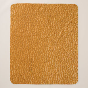 Braunes Leder, Nahaufnahme Textur Hintergrund. Sherpadecke