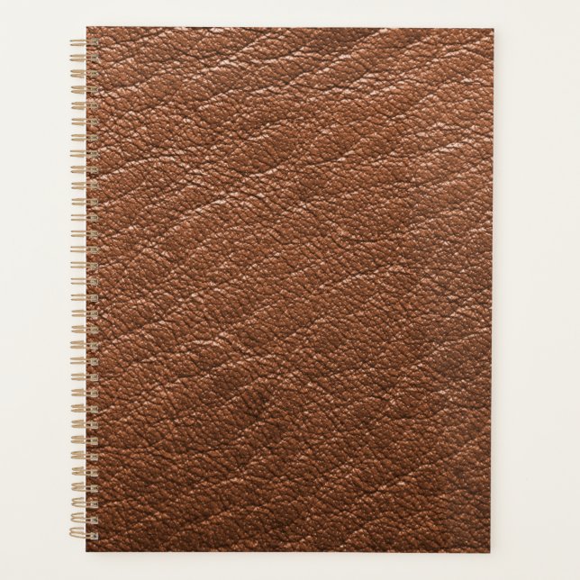 braunes Leder  Planer (Vorderseite)