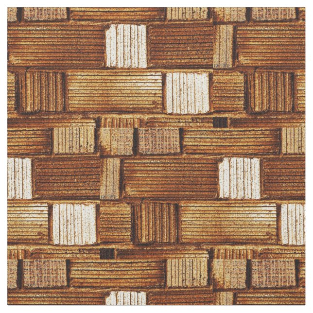 Braunes Muster Stoff (Nahaufnahme)