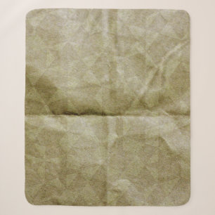 Braunes Papier knittern. Das Papier falten. Hinter Sherpadecke