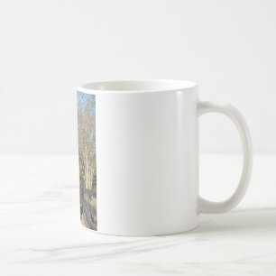 Braunes Pferd gegen einen Zaun Tasse