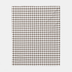 Braunes Tischdeckenmuster Fleecedecke