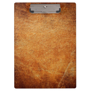 Braunes, Vintag schattiges Leder Klemmbrett