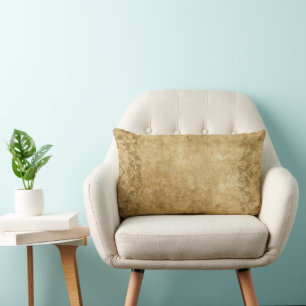 Braunes Vintage-Papier-Pergament-Reben-PLdesign Lendenkissen