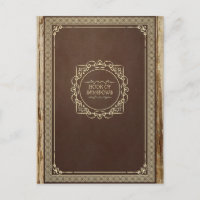 Braunes Vintages Schattenbuch aus altem Holz