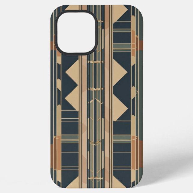 braunes, weiches Quadrat iPhone Hülle (Rückseite)