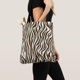 Braunes Zebrafellmuster