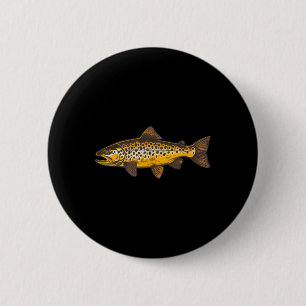Braunforellenangeln Flyfischen im Freien und Natur Button