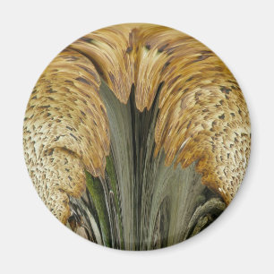 Braungestreifte Polstergarbe Magnet