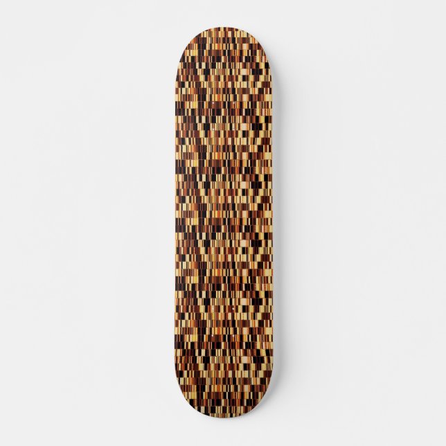 Braunglasmuster Skateboard (Vorne)