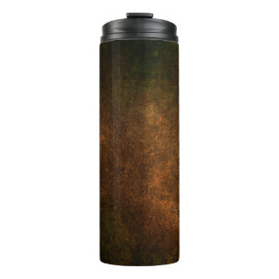 Braungrunge Vintag Thermosbecher