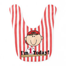 Braunhaar Baseball 1. Geburtstagsbib