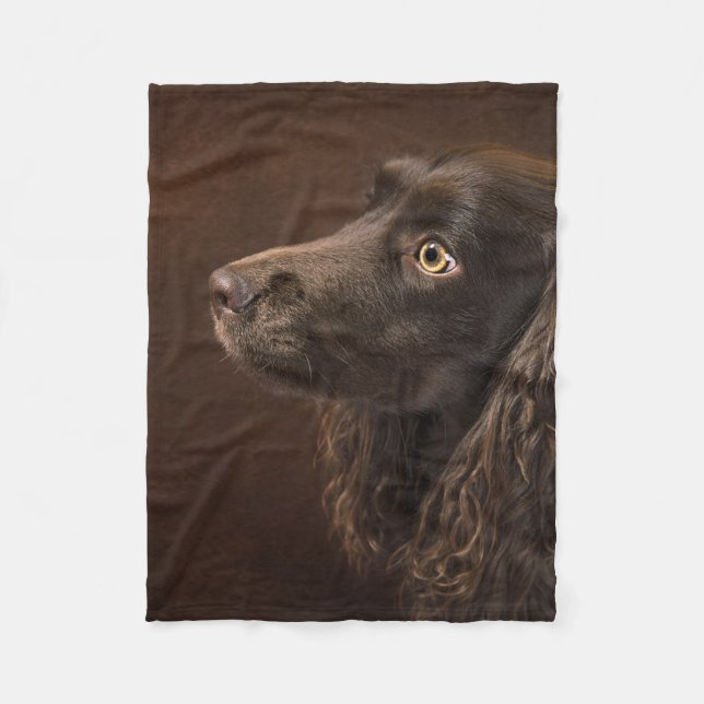 Braunhaarhund Fleecedecke (Vorderseite)