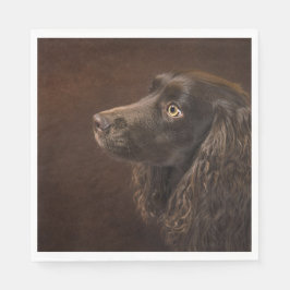 Braunhaarhund Serviette