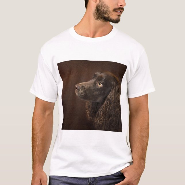 Braunhaarhund T-Shirt (Vorderseite)