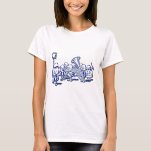 Braunhemd-Band spielt Tuba und Posaune T-Shirt