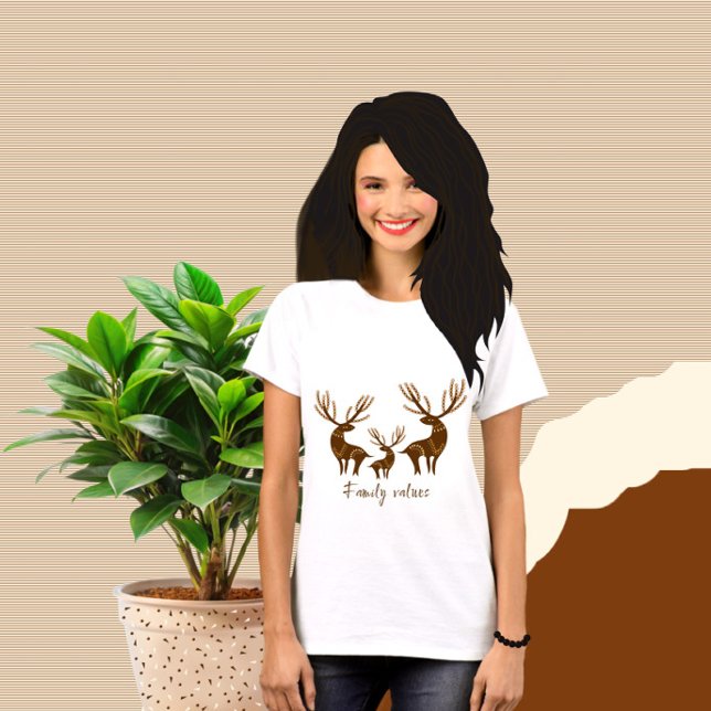 Braunhirsche T-Shirt (Von Creator hochgeladen)