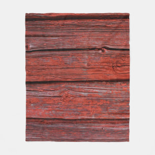 Braunholzplättchen Fleecedecke