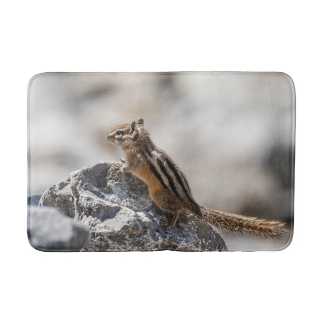 Braunhörnchen-Wildfotografie Badematte (Vorderseite)