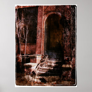 Braunkohle und Reben Poster