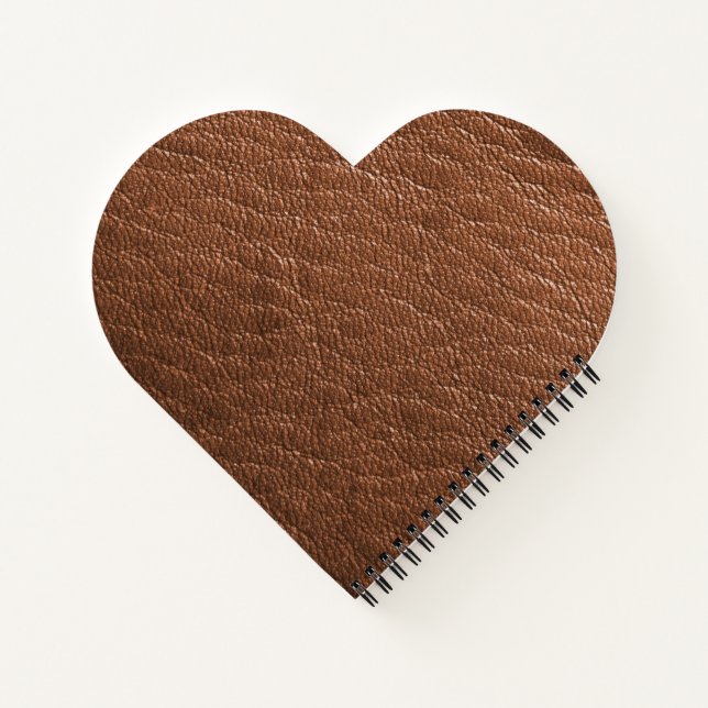 Braunleder Notizbuch (Rückseite)