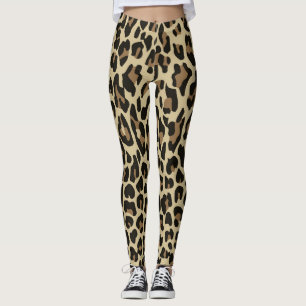 Braunleopard-Leggings Leggings
