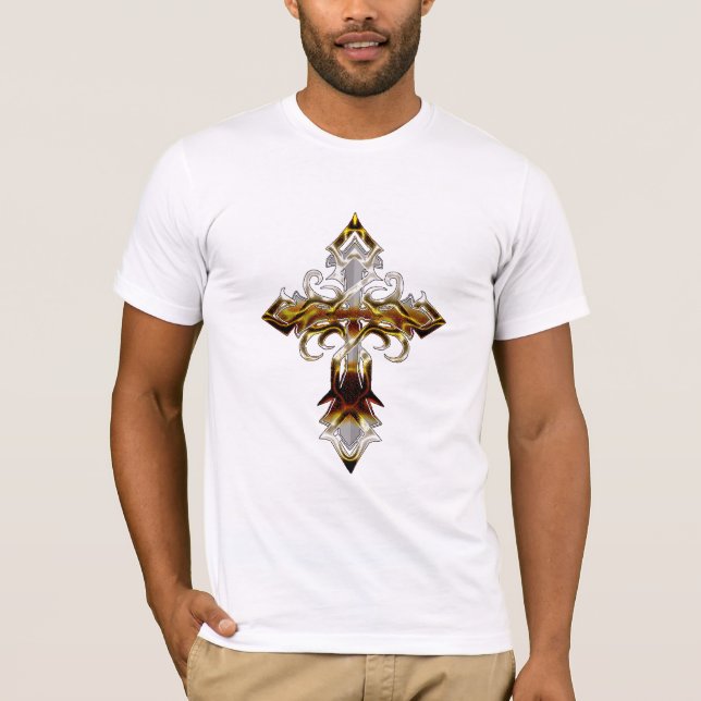 Bräunlicher mittelalterlicher T - Shirt (Vorderseite)