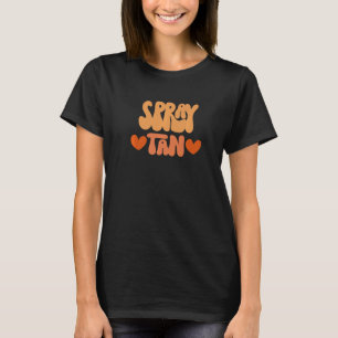 Braunmacher-Spray-Tan-Künstler Sonnenstudio ohne S T-Shirt