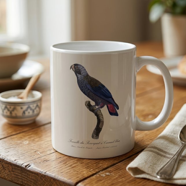 Braunpapagei, Pionus fuscus Kaffeetasse (Dusky Parrot or Dusky Pionus, Pionus fuscus. Coffee Mug)