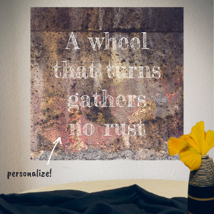 Braunrostmuster Poster