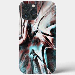 Braunrot bis blau pixelig trockene Textur Case-Mate iPhone Hülle