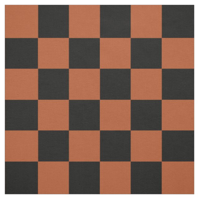 Braunschwarz Geländermuster Stoff (Muster)