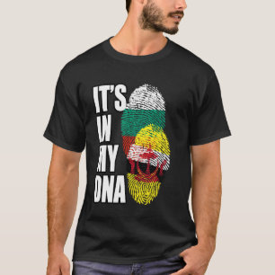 Braunschweiger und bulgarischer Mix-DNA-Flaggensta T-Shirt