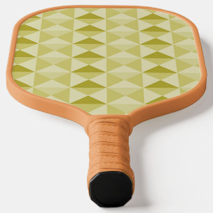 Bräunte Dreiecke blockieren Paddel Pickleball Schläger