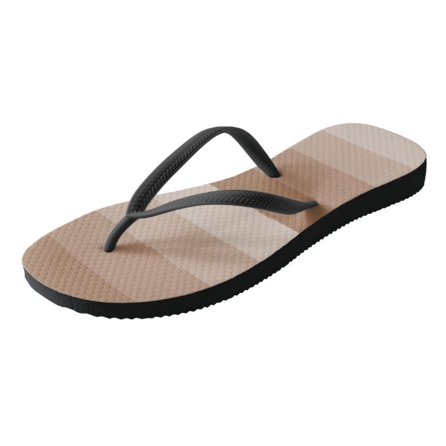 Brauntöne Flip Flops (Schrägansicht)