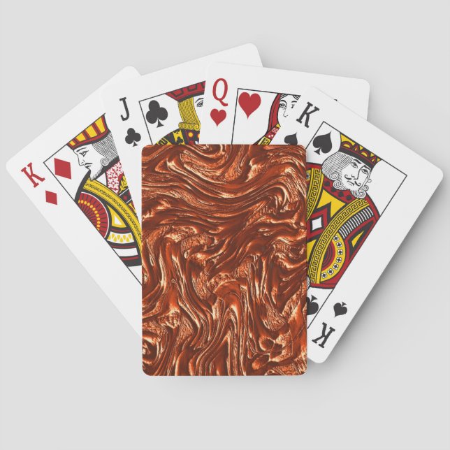 Brauntöne Spielkarten (Rückseite)