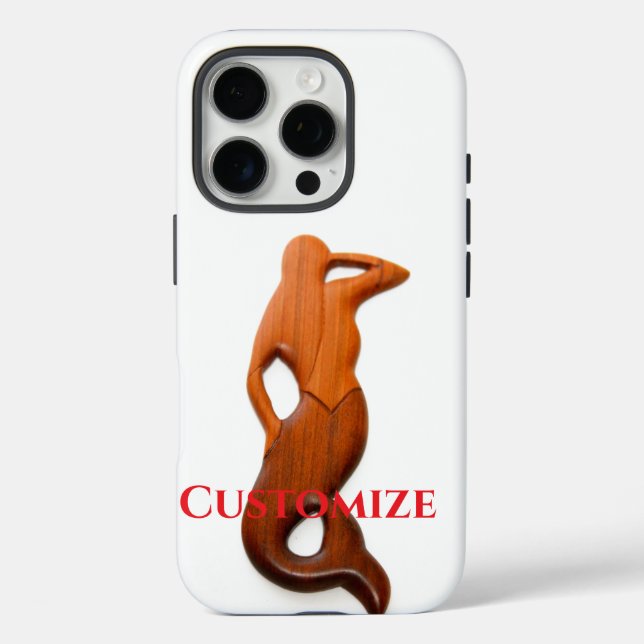 Bräunungs-Meerjungfrau Case-Mate iPhone Hülle (Rückseite)