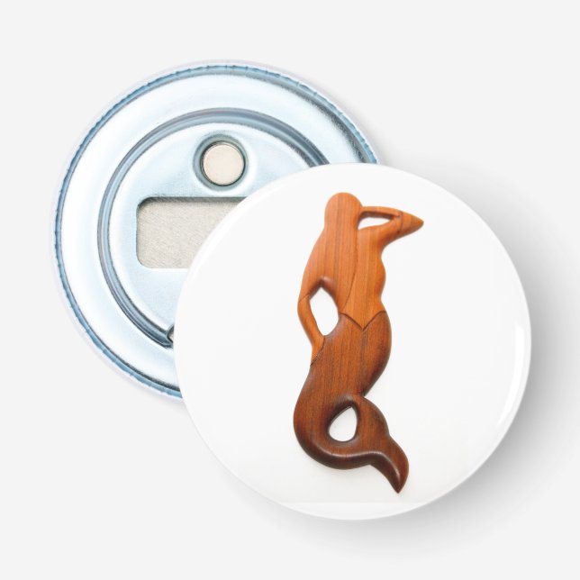 Bräunungs-Meerjungfrau Flaschenöffner (Vorderseite)