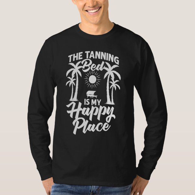 Bräunungsbecken Tan Spray Salon Quotes Indoor Sun  T-Shirt (Vorderseite)