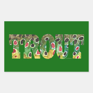 Bräunungsdesign Rechteckiger Aufkleber