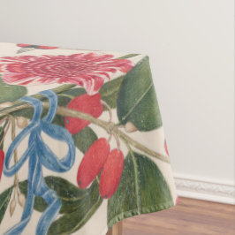 Braunvögel mit Blume und Schmetterling Tischdecke