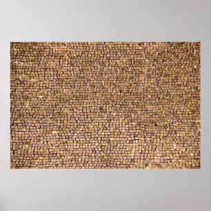 Braunziegelblock Poster