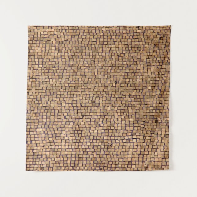 Braunziegelblock Wandteppich (Vorderseite)