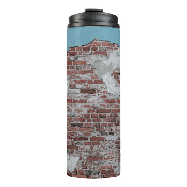 Braunziegelmauer Thermosbecher (Vorderseite)