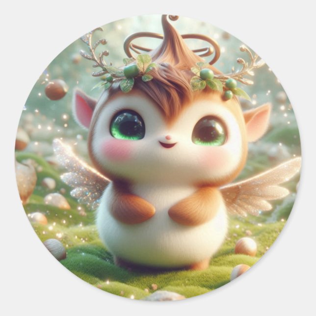 Braunzucker Runder Aufkleber (Vorderseite)