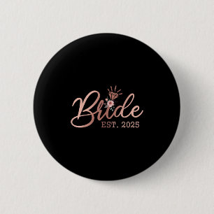 Braut 2025 Junggesellinnenabschied Hochzeit Verhei Button