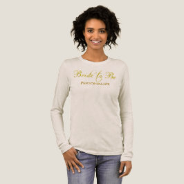 Braut als Hochzeitsbridal Tri-Blend Shirt