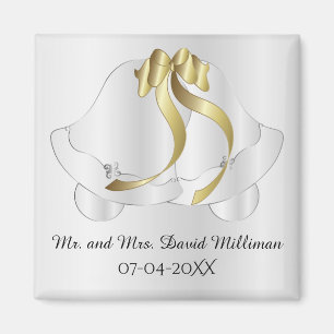 Braut am Hochzeitstag / Zaubermagnet Magnet