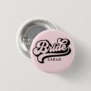 Braut Baby Benutzerdefinierte Namensschild-Schaltf Button