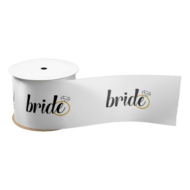 Braut-Band - Brautparty, Verlobung, Wedding Satinband (Spule)
